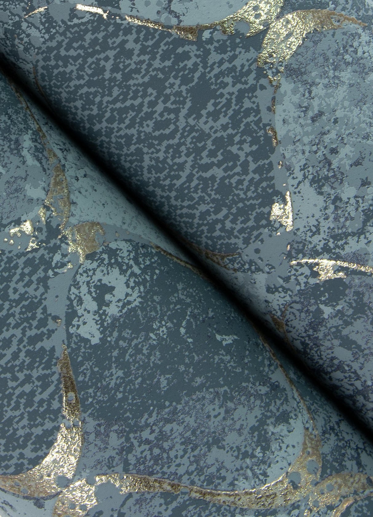 A-Street Prints 4105-86607 Pilak Blue Ogee Tile Wallpaper