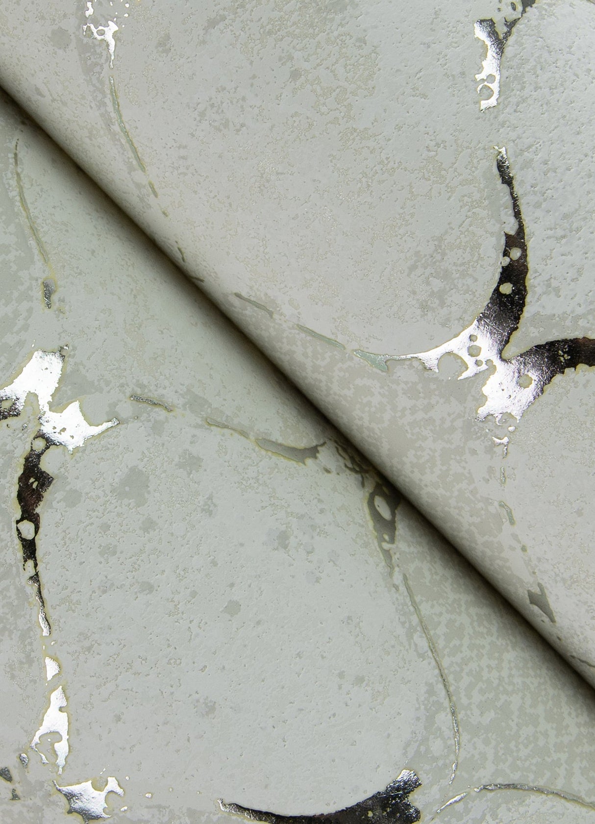 A-Street Prints 4105-86608 Pilak Silver Ogee Tile Wallpaper