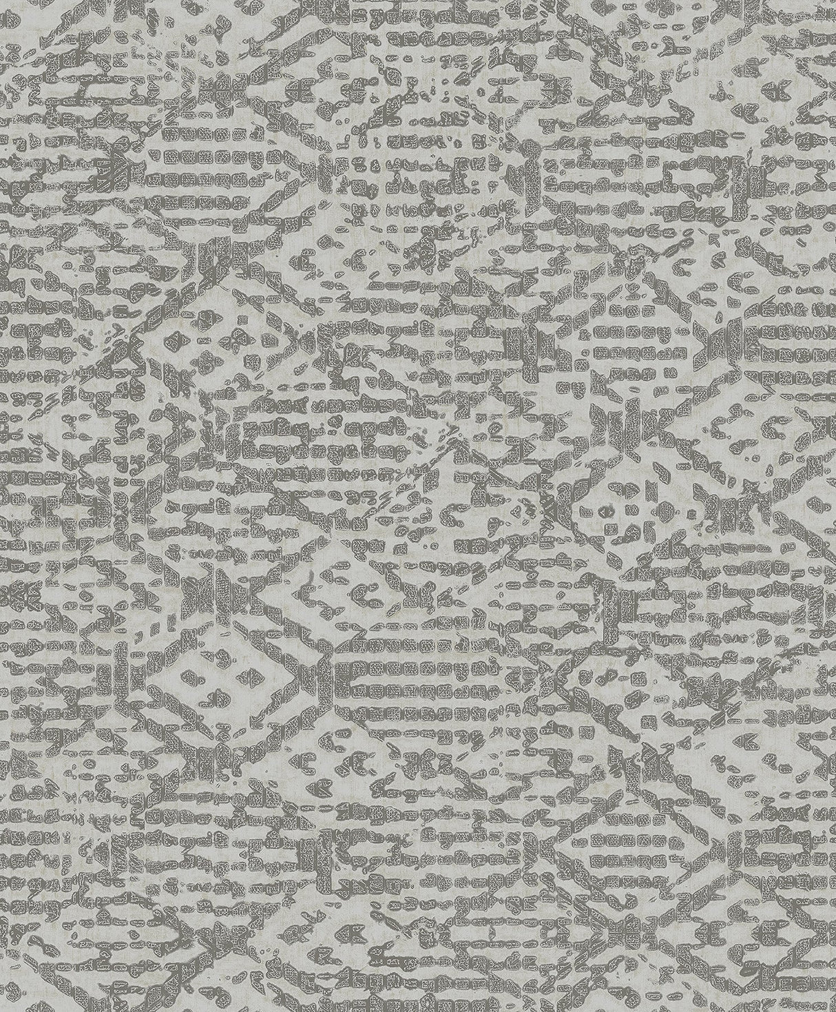 A-Street Prints 4105-86621 Helene Pewter Glitter Geometric Wallpaper