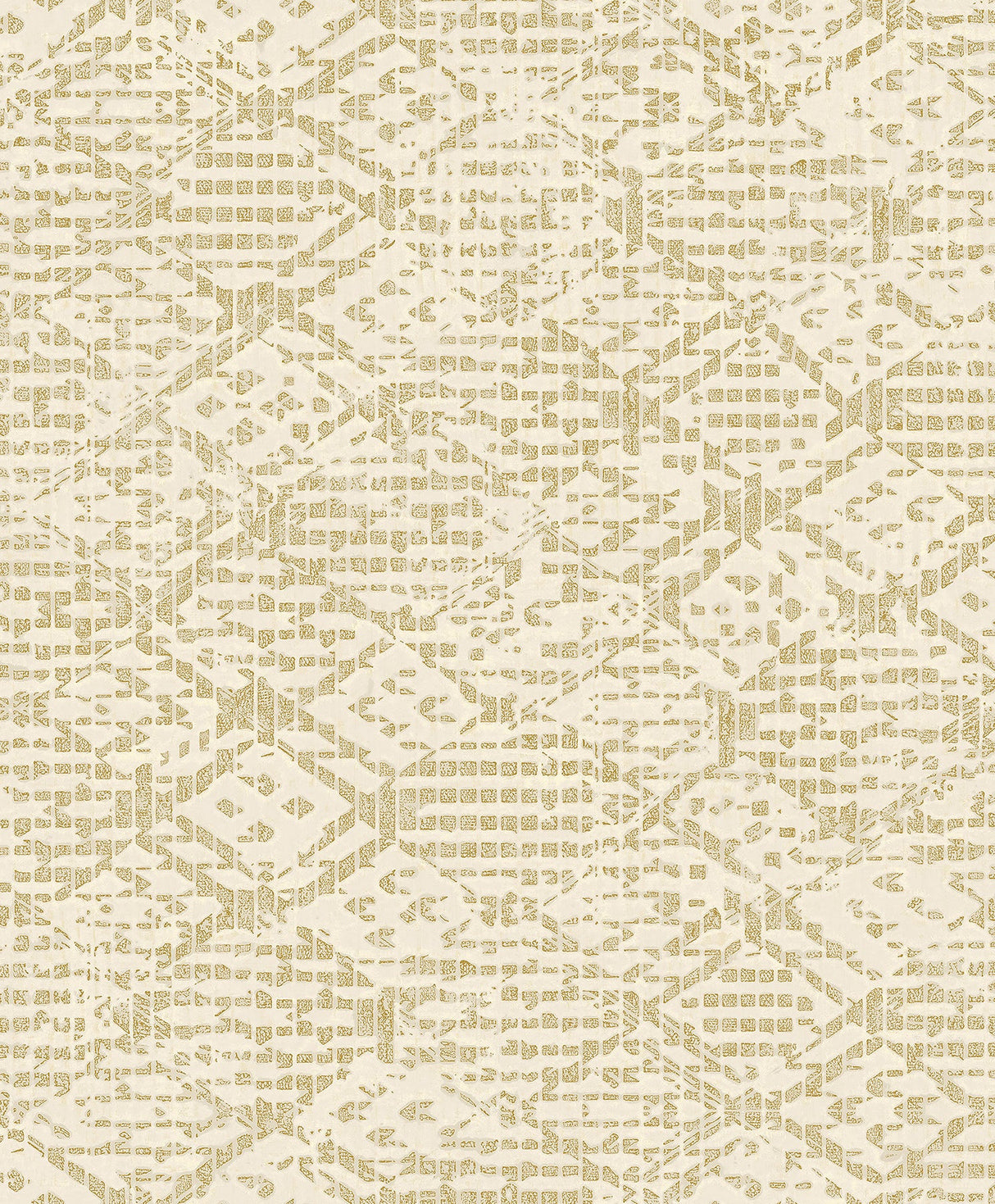 A-Street Prints 4105-86622 Helene Gold Glitter Geometric Wallpaper