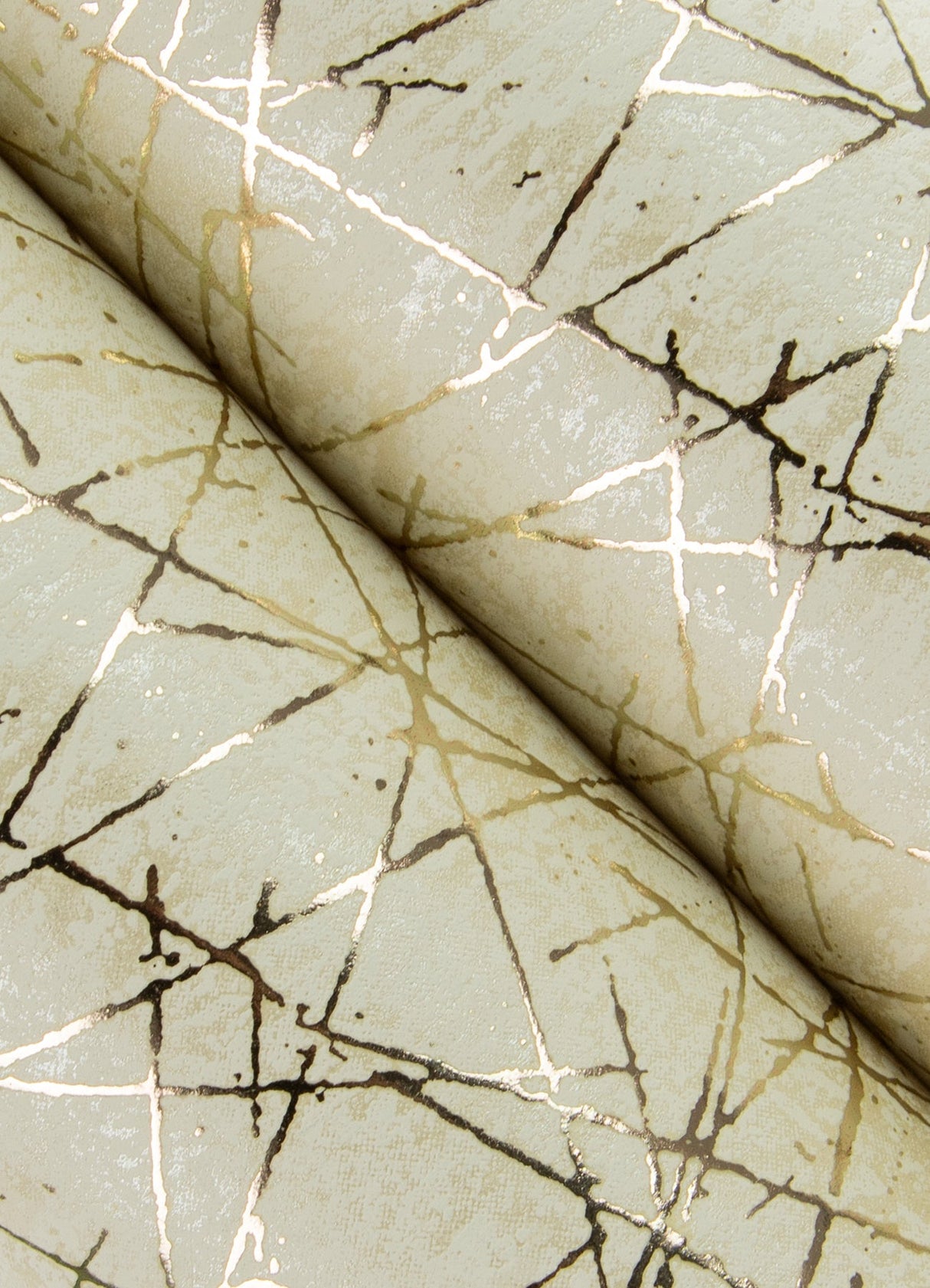 A-Street Prints 4105-86632 Bulan Gold Abstract Lines Wallpaper