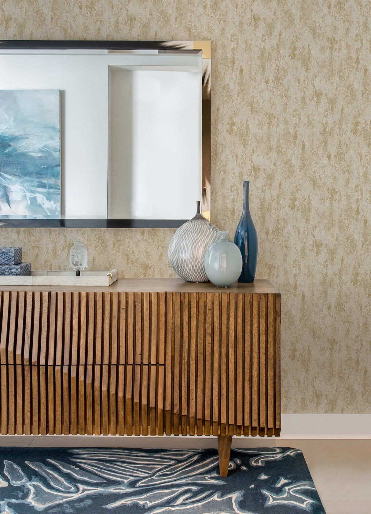 A-Street Prints 4105-86640 Diorite Gold Splatter Wallpaper