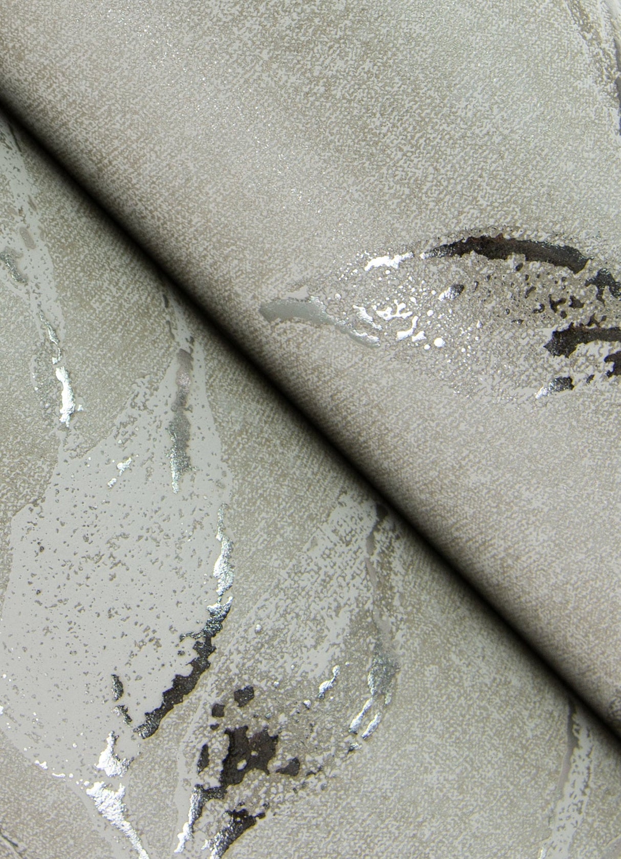 A-Street Prints 4105-86644 Kupari Silver Trail Wallpaper