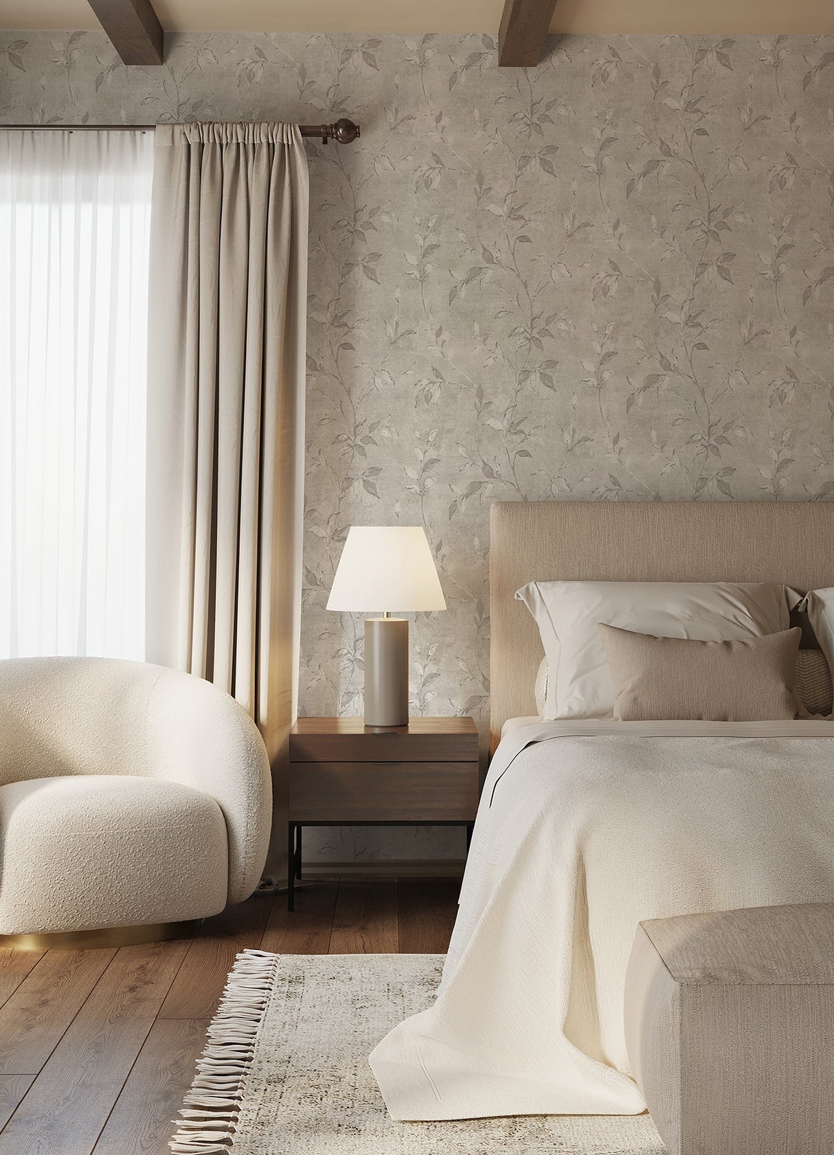 A-Street Prints 4105-86644 Kupari Silver Trail Wallpaper