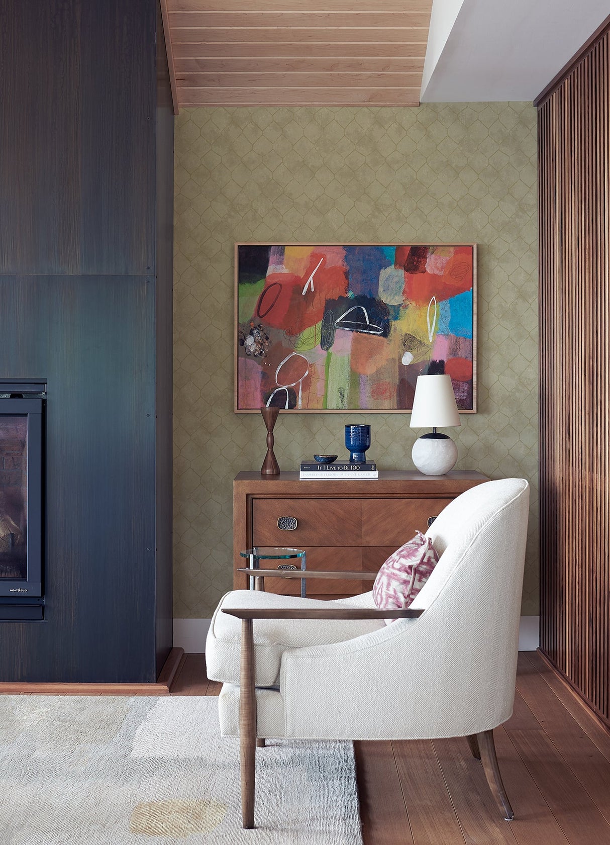 A-Street Prints 4105-86653 Rauta Gold Hexagon Tile Wallpaper