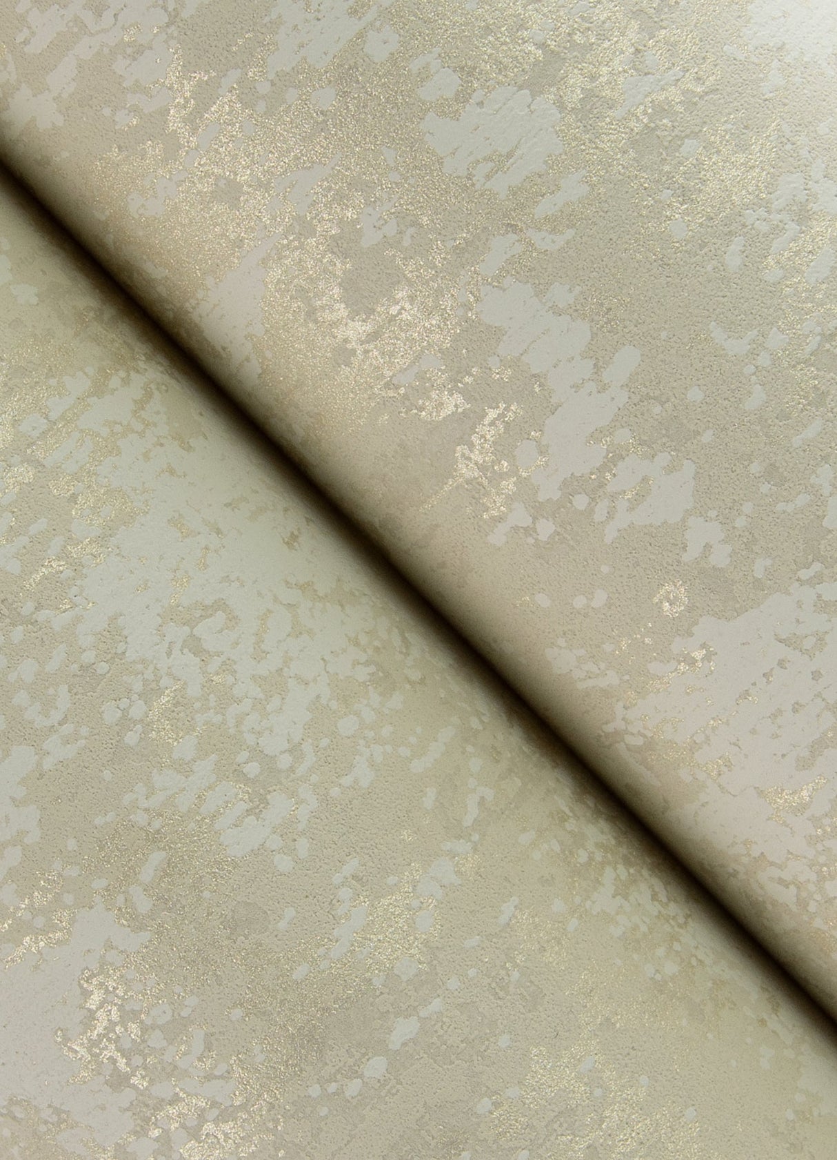 A-Street Prints 4105-86659 Haliya Champagne Metallic Plaster Wallpaper