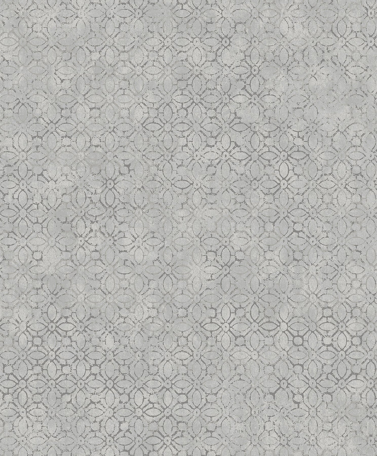 A-Street Prints 4105-86665 Khauta Sterling Floral Geometric Wallpaper