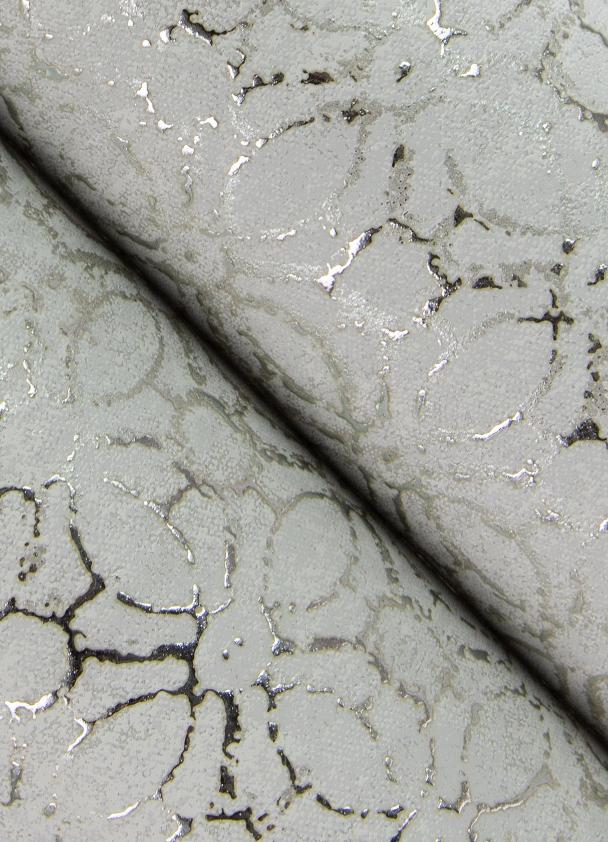 A-Street Prints 4105-86665 Khauta Sterling Floral Geometric Wallpaper