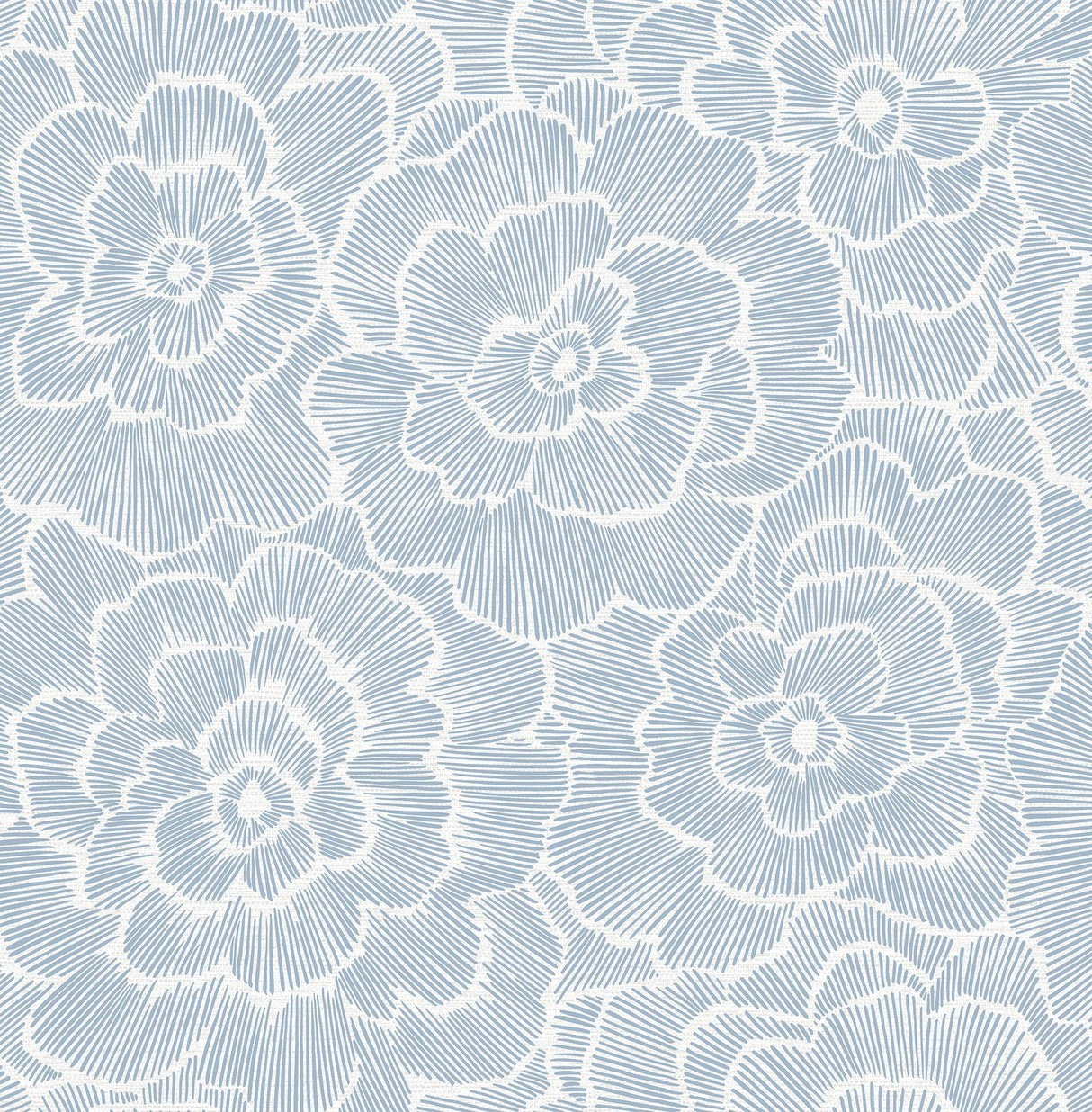 A-Street Prints 4120-26039 Periwinkle Blue Textured Floral Wallpaper