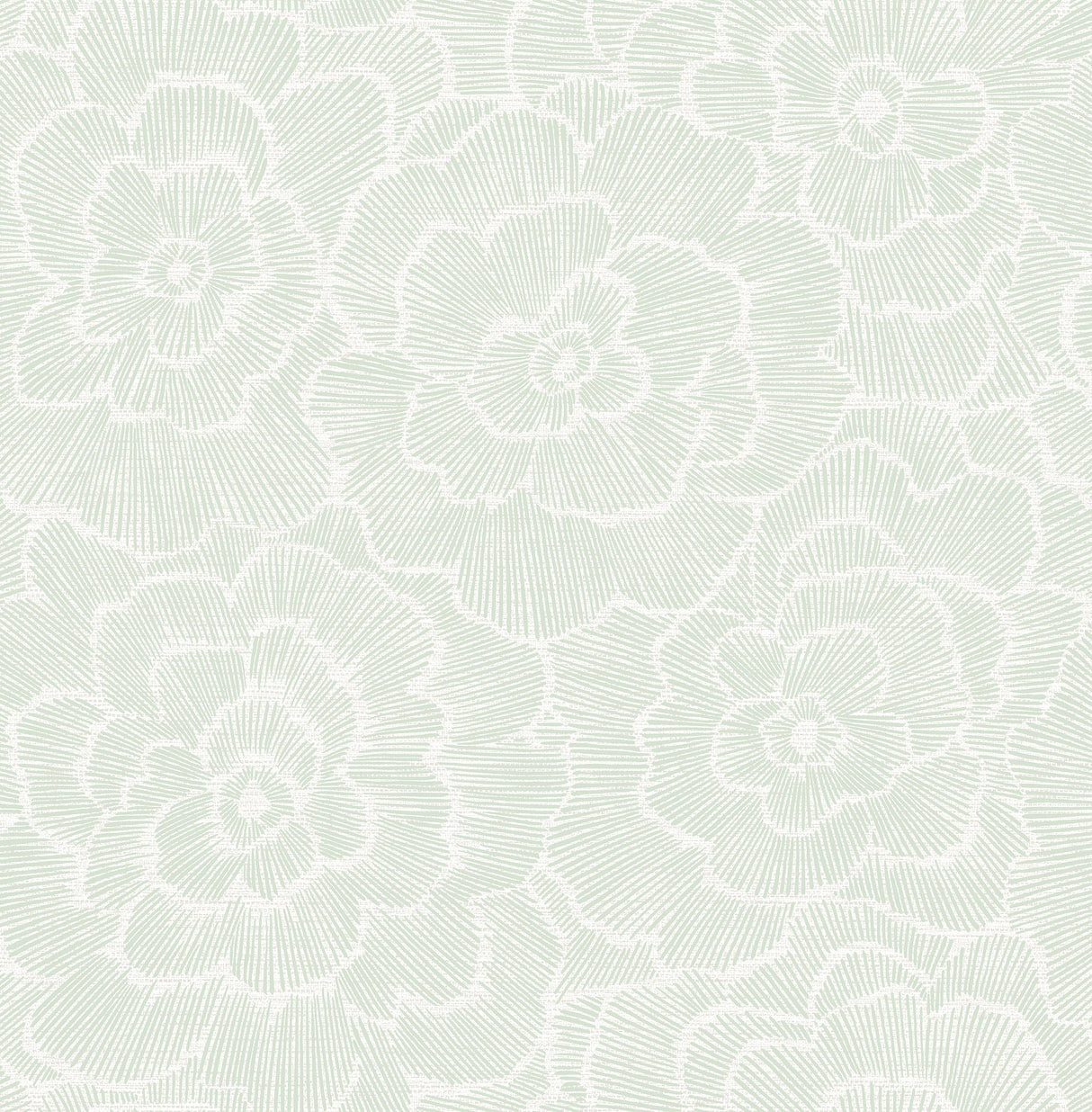 A-Street Prints 4120-26040 Periwinkle Light Green Textured Floral Wallpaper