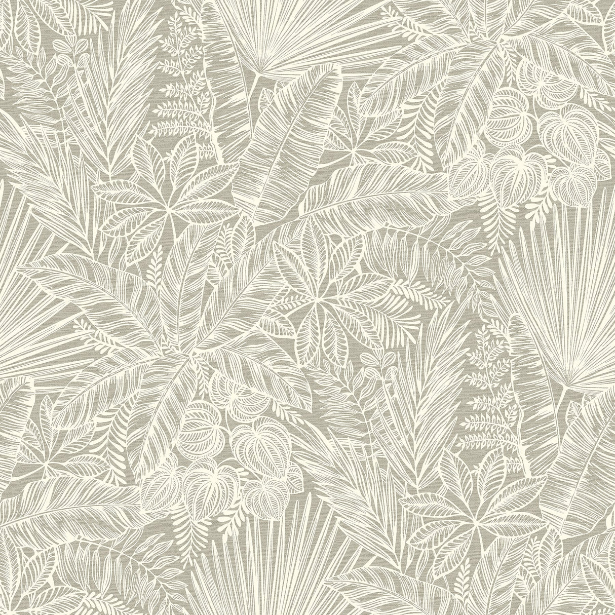 A-Street Prints 4120-26800 Vita Light Brown Botanical Wallpaper
