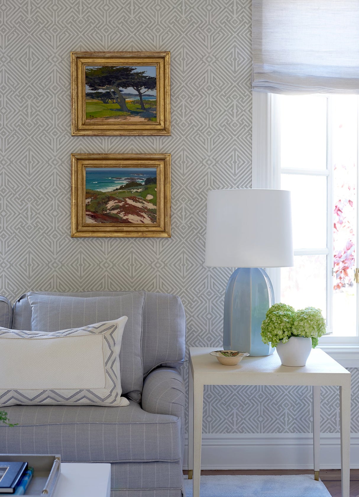 A-Street Prints 4120-26854 Lyon Blue Geometric Key Wallpaper - Eade's Wallpaper