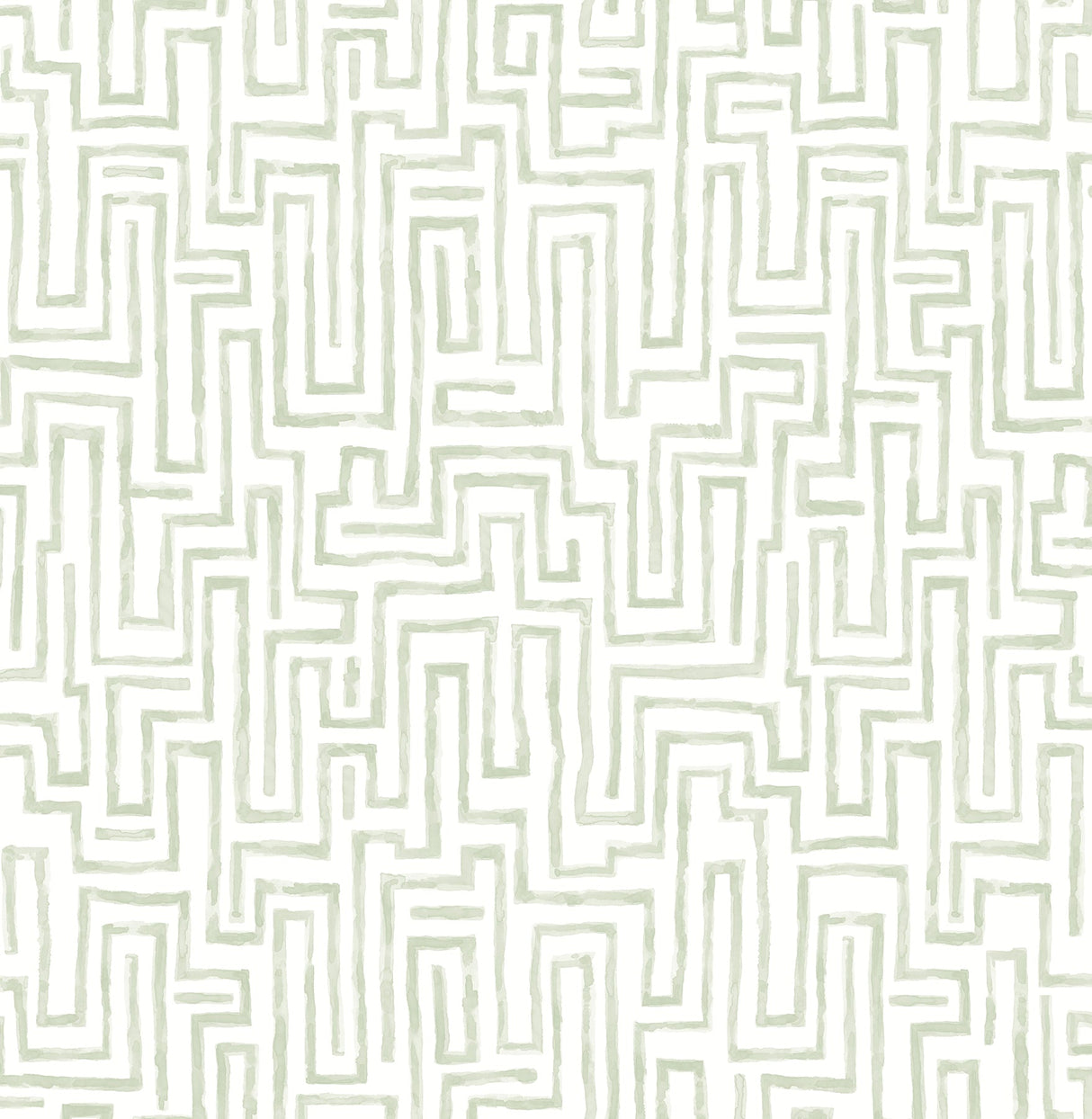 A-Street Prints 4121-25702 Ramble Sage Geometric Wallpaper