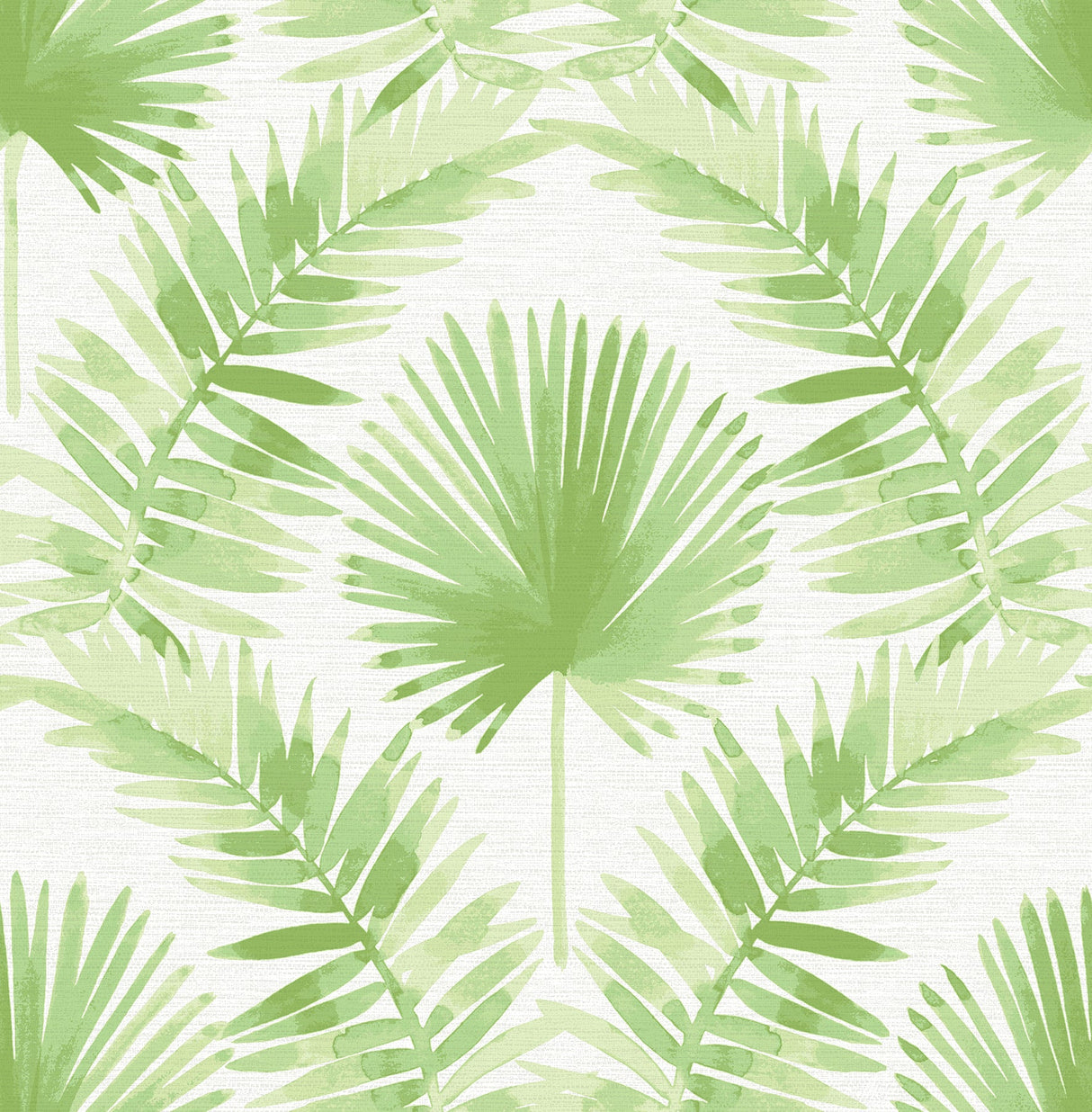 A-Street Prints 4121-26911 Calla Green Painted Palm Wallpaper