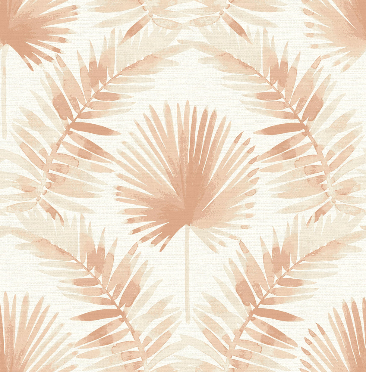 A-Street Prints 4121-26914 Calla Rust Painted Palm Wallpaper