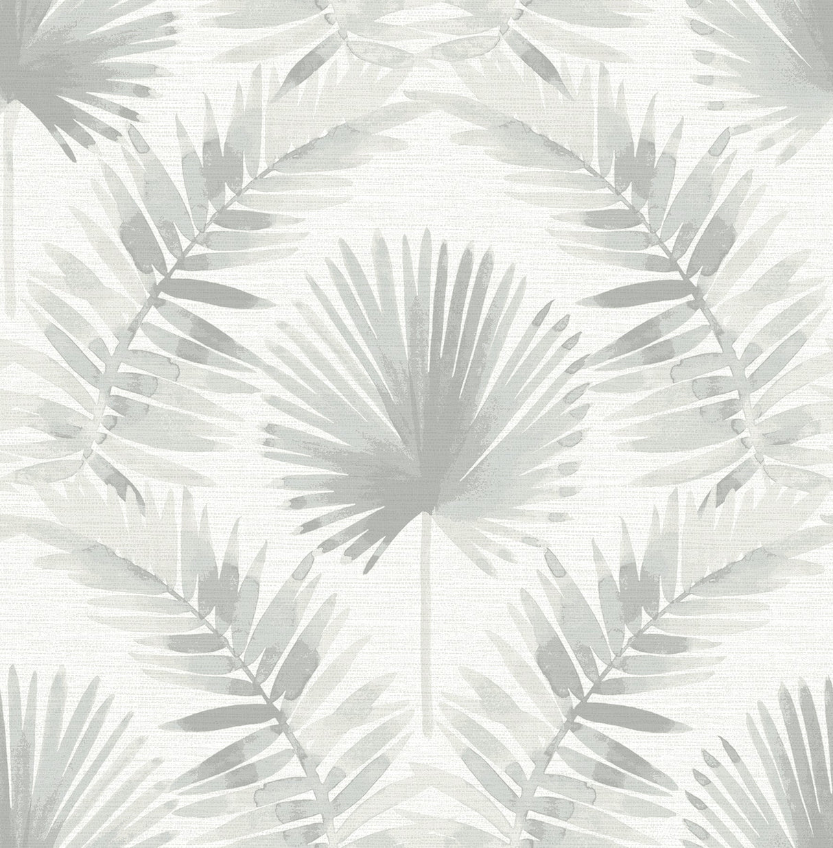 A-Street Prints 4121-26915 Calla Grey Painted Palm Wallpaper