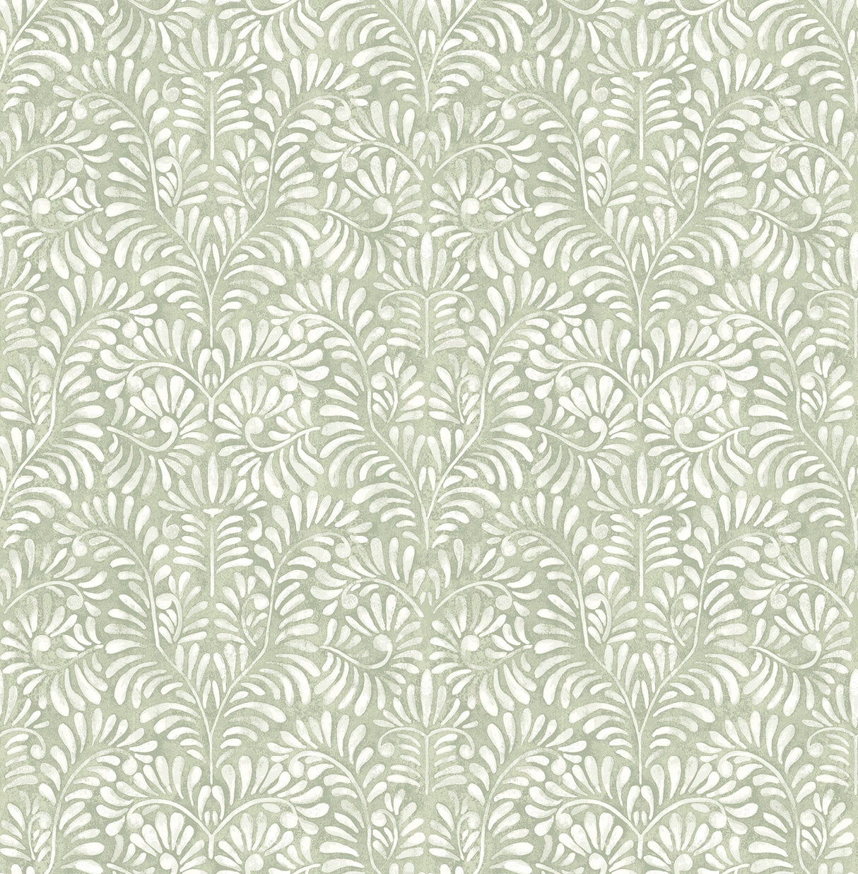 A-Street Prints 4121-26922 Elma Sage Fiddlehead Wallpaper