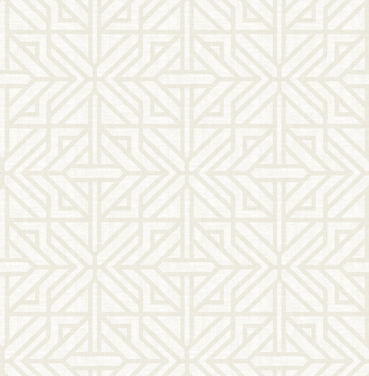 A-Street Prints 4121-26929 Hesper Ivory Geometric Wallpaper