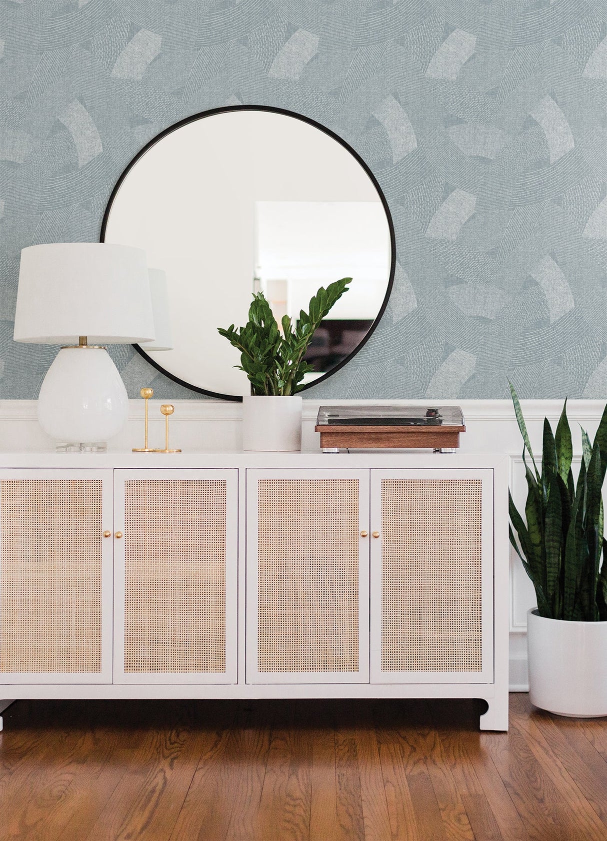 A-Street Prints 4121-26935 Tania Denim Woven Abstract Wallpaper