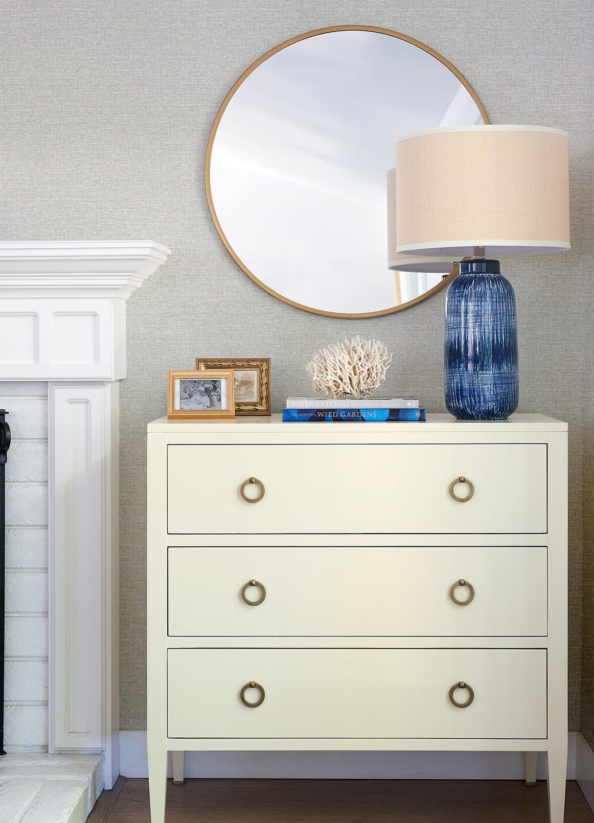 A-Street Prints 4121-26937 Minerva Dove Texture Geometric Wallpaper