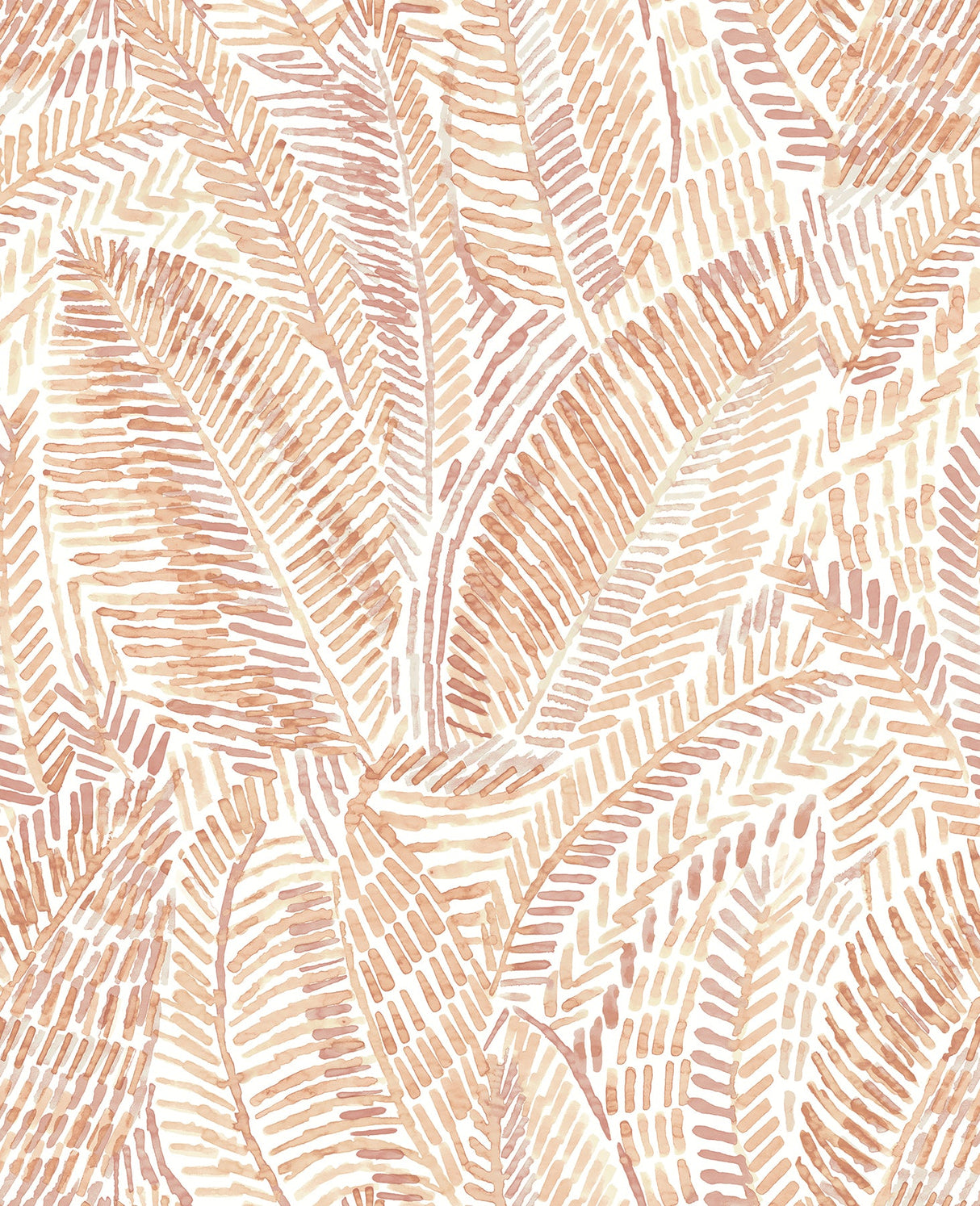 A-Street Prints 4121-26949 Fildia Orange Botanical Wallpaper