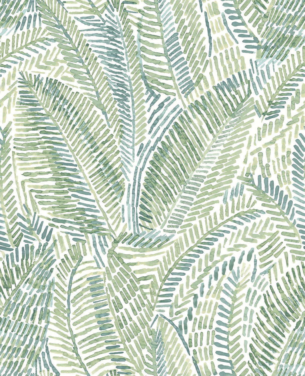 A-Street Prints 4121-26953 Fildia Green Botanical Wallpaper