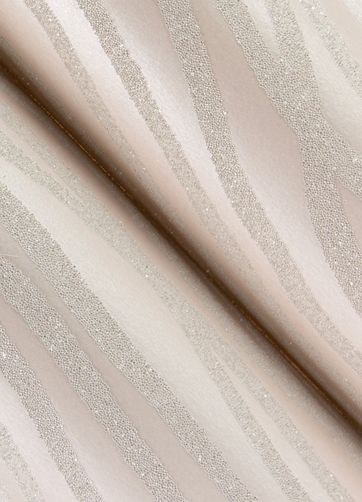 A-Street Prints 4121-72208 Galyn Rose Gold Pearlescent Wave Wallpaper