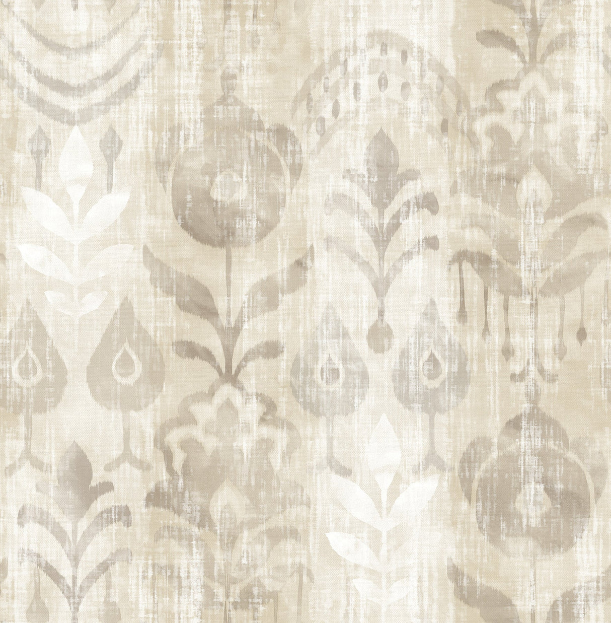 A-Street Prints 4122-27015 Pavord Neutral Floral Shibori Wallpaper