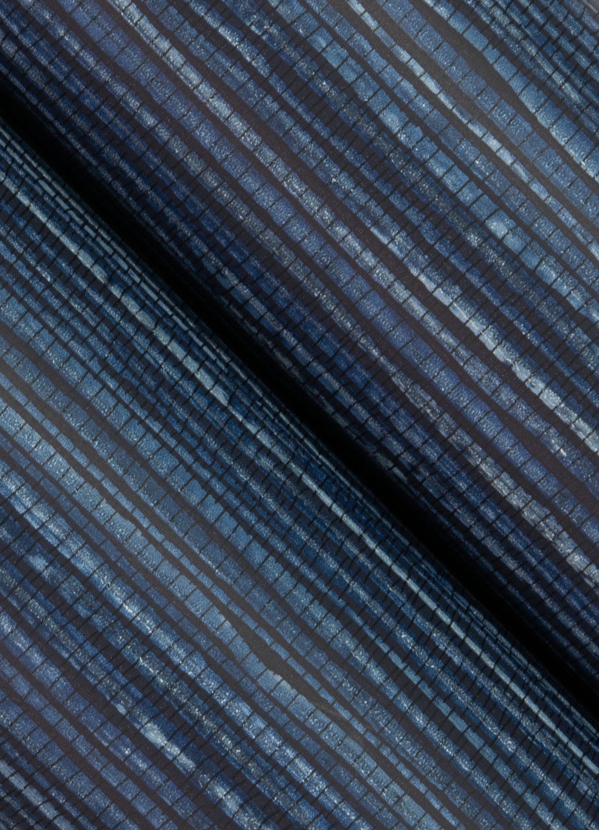 Eade’s Alton Indigo Faux Grasscloth Wallpaper Indigo