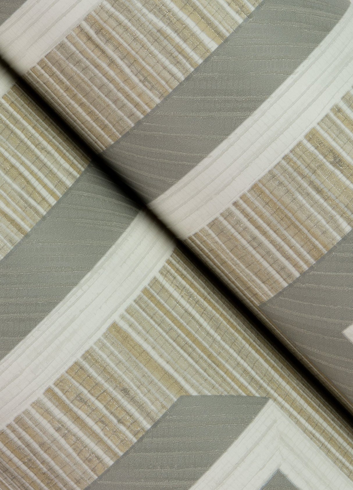 Eade’s Henley Taupe Geometric Grasscloth Wallpaper Taupe