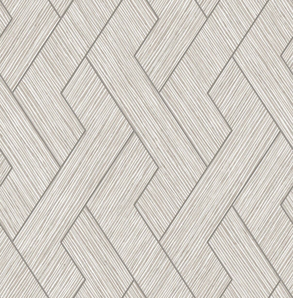 Eade’s Ember Light Grey Geometric Basketweave Wallpaper Ligh
