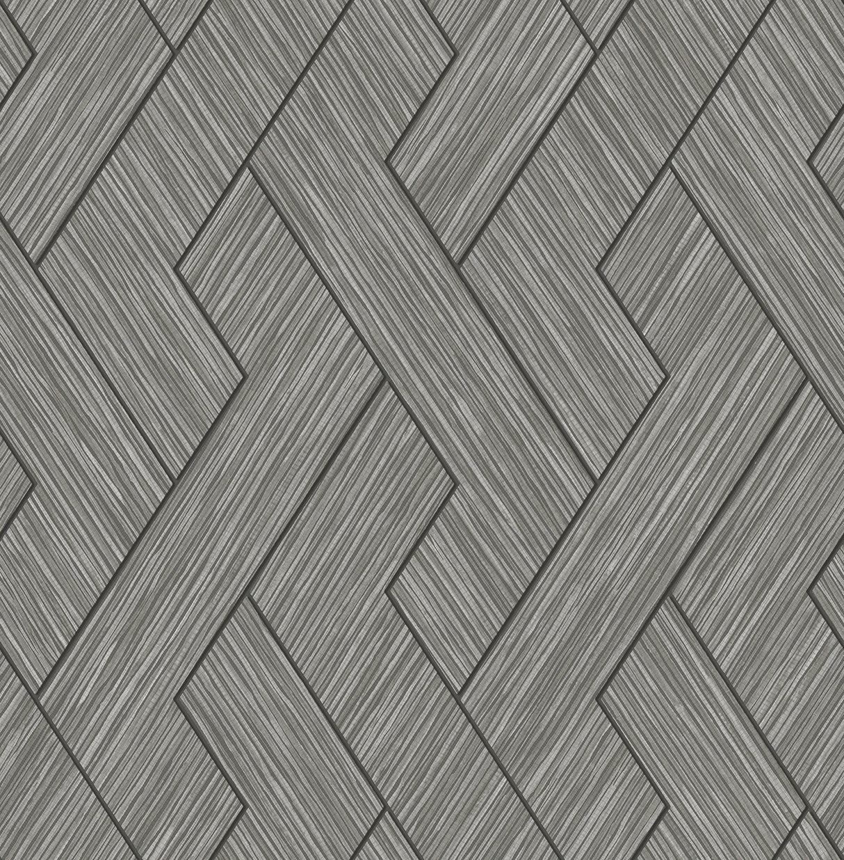 Eade’s Ember Grey Geometric Basketweave Wallpaper Grey