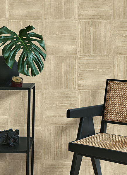 Eade’s Jasper Neutral Block Texture Wallpaper Neutral