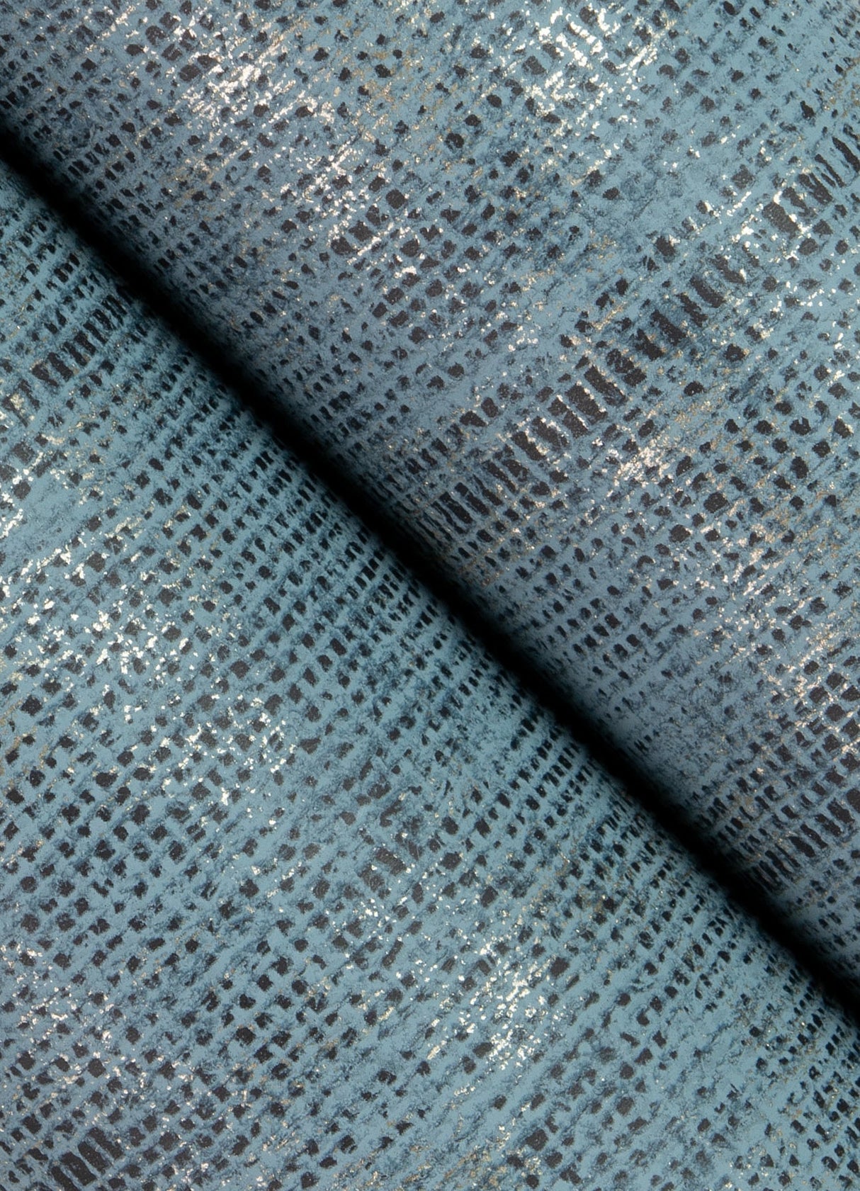 Eade’s Blake Denim Texture Stripe Wallpaper Denim