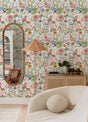 A-Street Prints 4135-12806 Whimsy Multicolor Fauna Wallpaper - Eade's Wallpaper