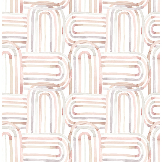 A-Street Prints 4135-27273 Lolly Teal Arches Wallpaper - Eade's Wallpaper