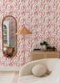 A-Street Prints 4135-27281 Nathalie Coral Abstract Blooms Wallpaper - Eade's Wallpaper