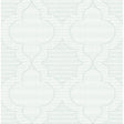 A-Street Prints 4135-27288 Ernest Turquoise Quilted Quatrefoil Wallpaper - Eade's Wallpaper