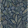 A-Street Prints 4135-27293 Briar Navy Floral Wallpaper - Eade's Wallpaper