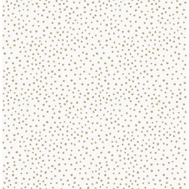 A-Street Prints 4135-27305 Cassie Black Petite Polka Wallpaper - Eade's Wallpaper