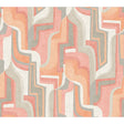 A-Street Prints 4135-72703 Tulum Blue Surreal Shapes Wallpaper - Eade's Wallpaper