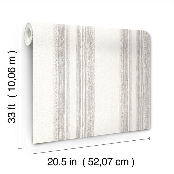 Chesapeake 4142-72602 Loom Spun Grey Wallpaper - Eade's Wallpaper