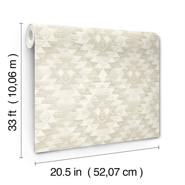 Chesapeake 4142-72605 Montana Bone Wallpaper - Eade's Wallpaper