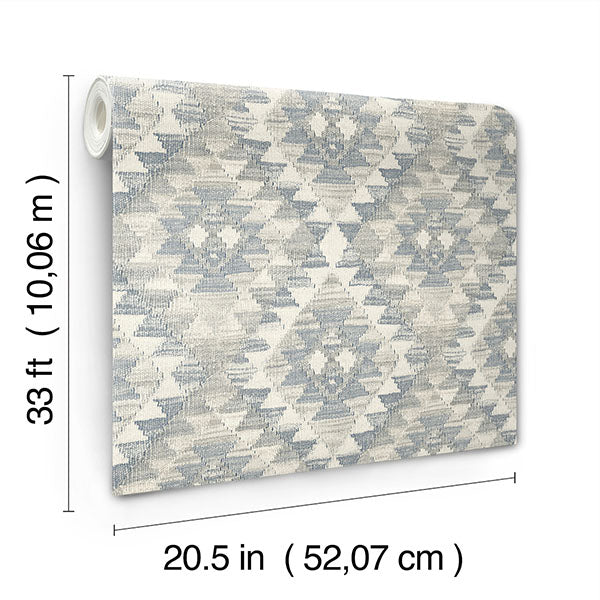 Chesapeake 4142-72608 Montana Sapphire Wallpaper - Eade's Wallpaper