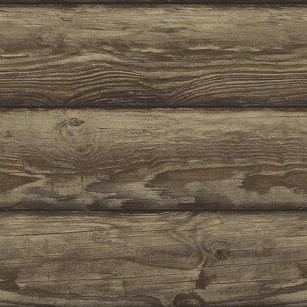 Chesapeake 4142-72616 Bunkhouse Mahogany Wallpaper - Eade's Wallpaper