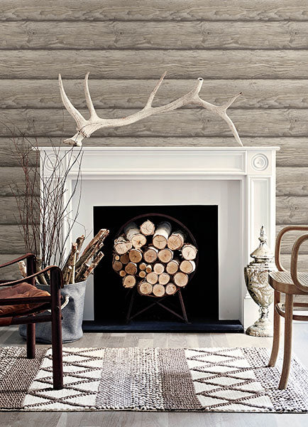 Chesapeake 4142-72619 Bunkhouse Ash Wallpaper - Eade's Wallpaper