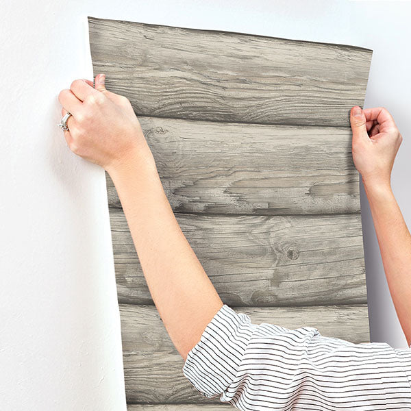 Chesapeake 4142-72619 Bunkhouse Ash Wallpaper - Eade's Wallpaper