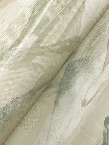 Chesapeake 4142-72624 Bozeman Mountains Moss Wallpaper - Eade's Wallpaper