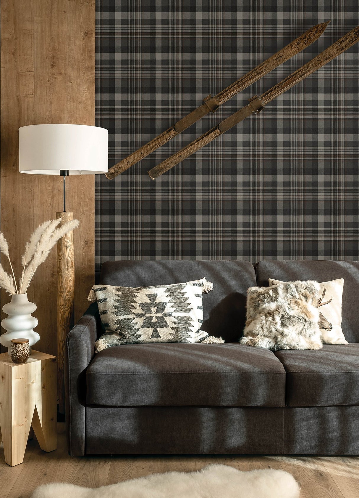 Cheseapeake 4142-72633 Dutton Plaid Wallpaper - Eade's Wallpaper