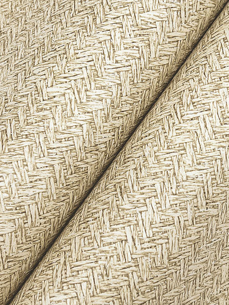 Chesapeake 4142-72641 Woven Basket Khaki Wallpaper - Eade's Wallpaper